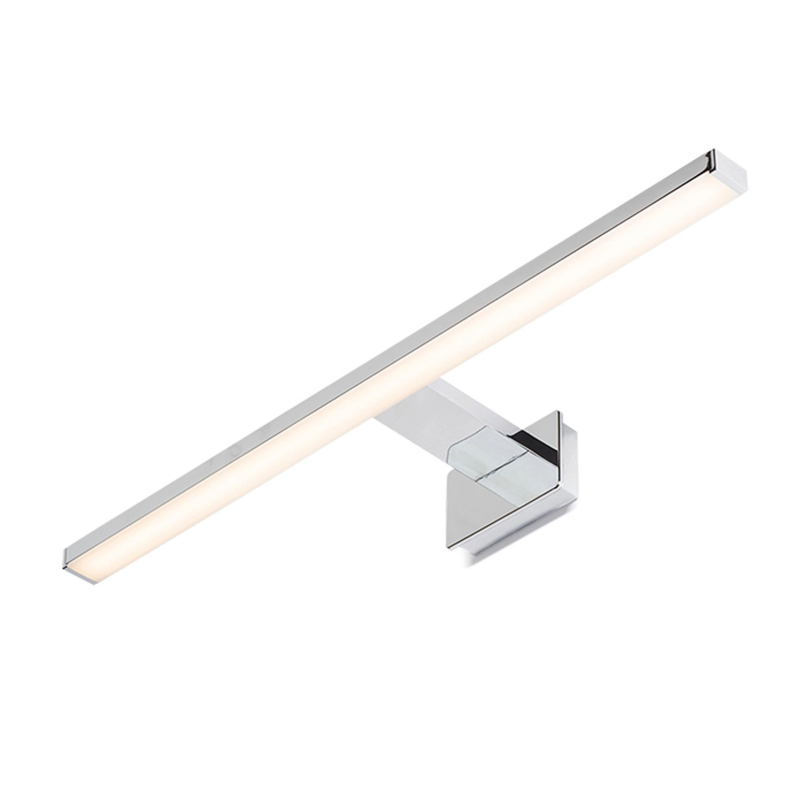WANDLEUCHTE PALEA 500 Chrom 7 W IP44 - Chromfarben, Metall (50.5/9/125cm) - Rendl