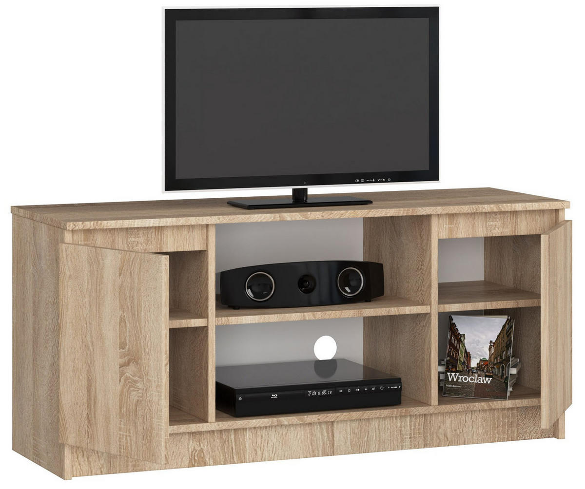 TV-ELEMENT Sonoma Eiche 120x40x55 cm - Sonoma Eiche, Holzwerkstoff (120/55/40cm) - Akord