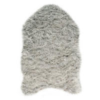 HOCHFLORTEPPICH 55/80 cm Playa 960 - Grau, Textil (55/80cm) - Paco Home