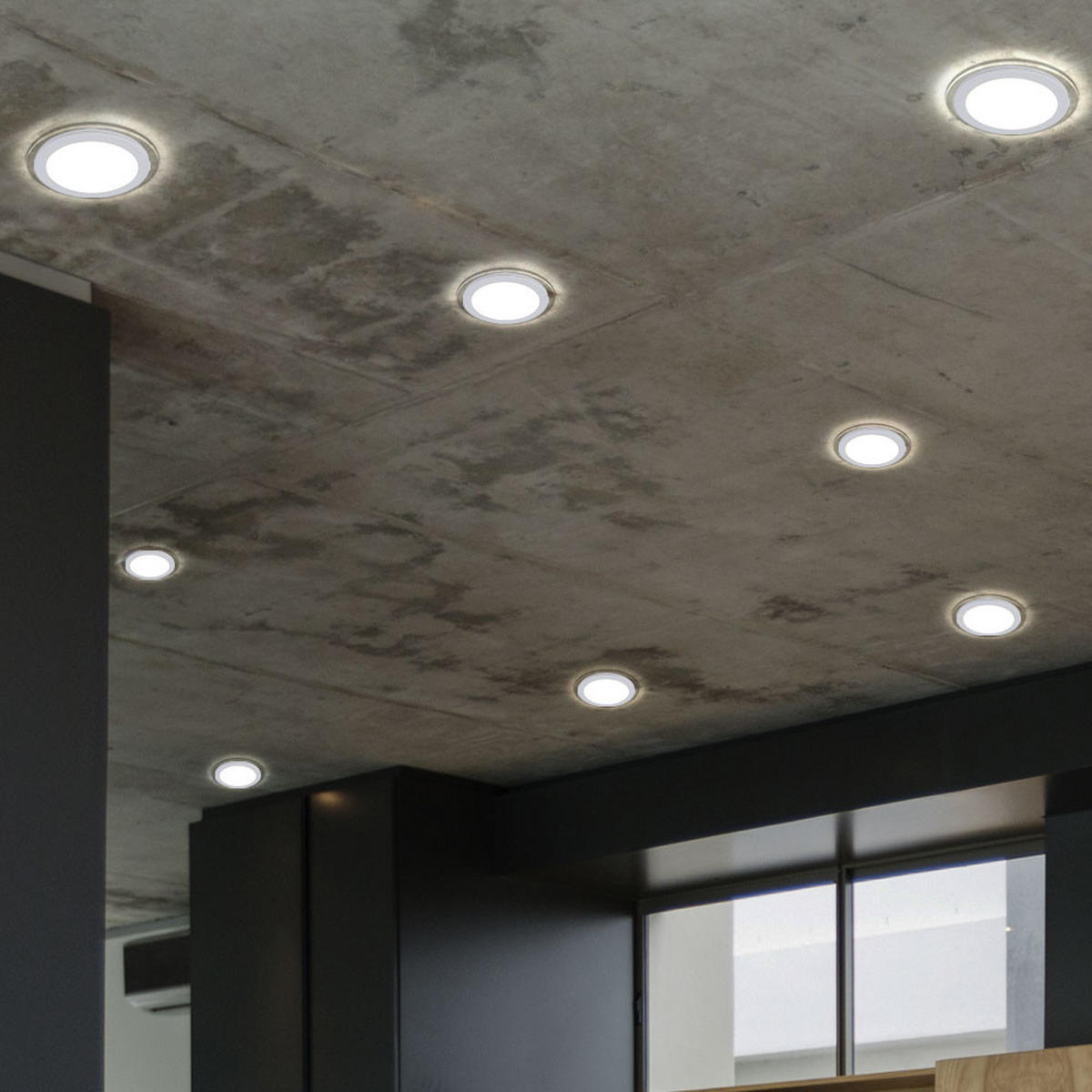 LED EINBAUSTRAHLER PREMIUM LINE Weiß - Weiß, Metall (16/1/16cm)