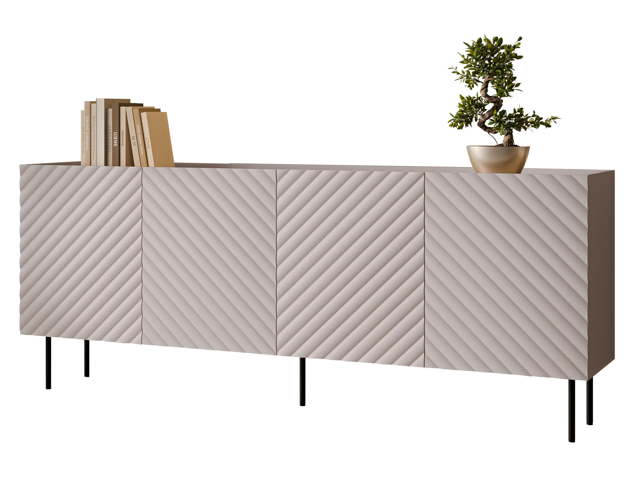 Thumbnail - Mirjan24 Türkommode, Kaschmir, Holzwerkstoff, Rechteckig, 200x80x40 cm, Wohnzimmer, Kommoden & Sideboards, Kommoden