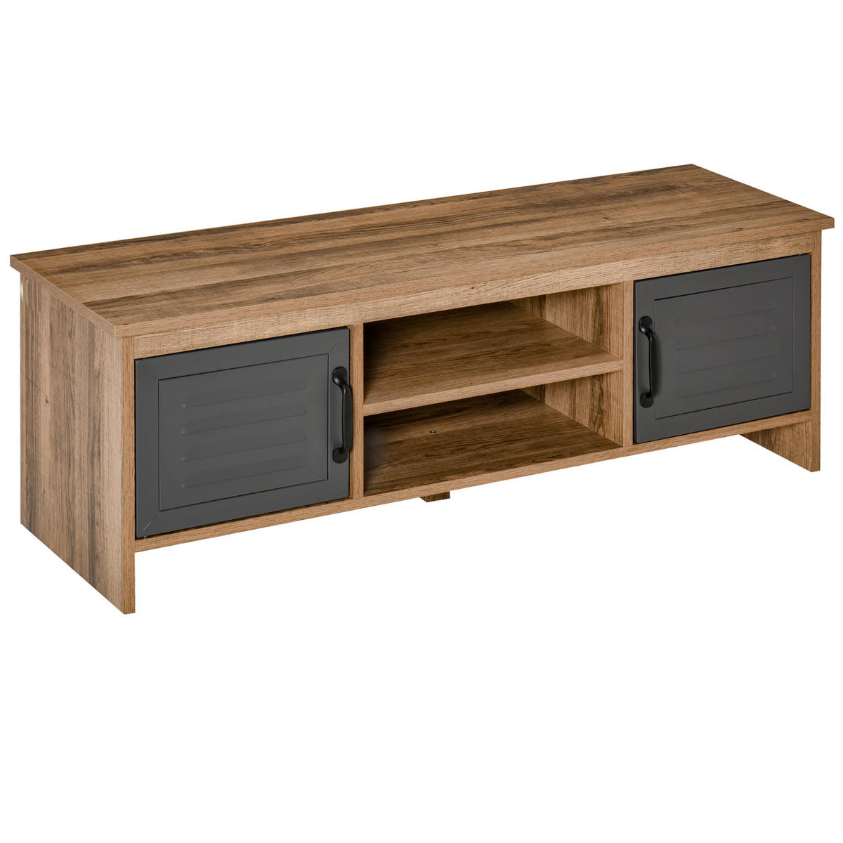 TV-MÖBEL Braun 1 Stück - Braun, Holzwerkstoff (109/38/35cm) - GiPP
