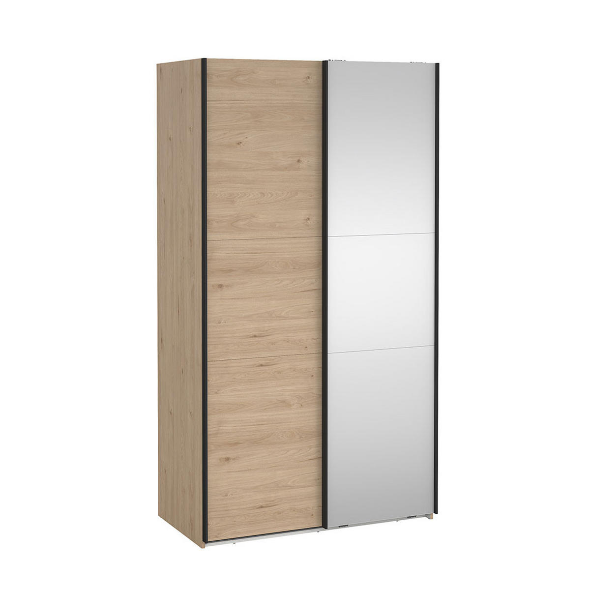 SCHIEBETÜRENSCHRANK, Como, Eiche, Holzwerkstoff, 119 x 67 x 221 cm - Eichefarben, Holzwerkstoff (119/221/67cm) - ebuy24