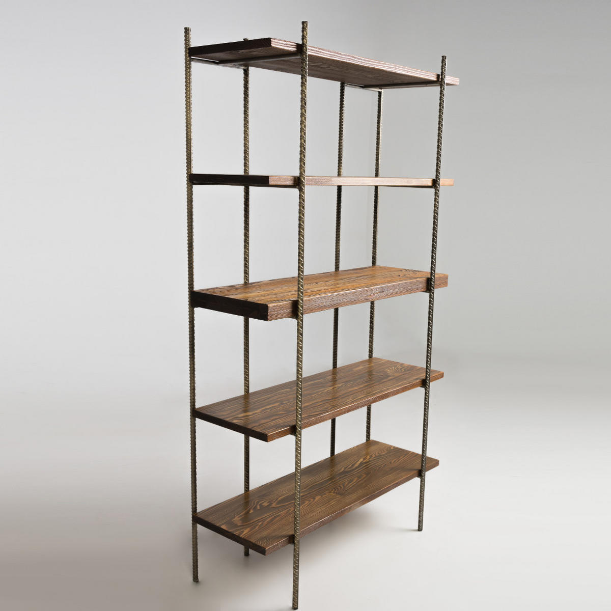 HOLZBÜCHERREGAL für das Büro oder Wohnzimmer HEGEL - Eichefarben, Holz (90/160/35cm) - Rawood Furniture