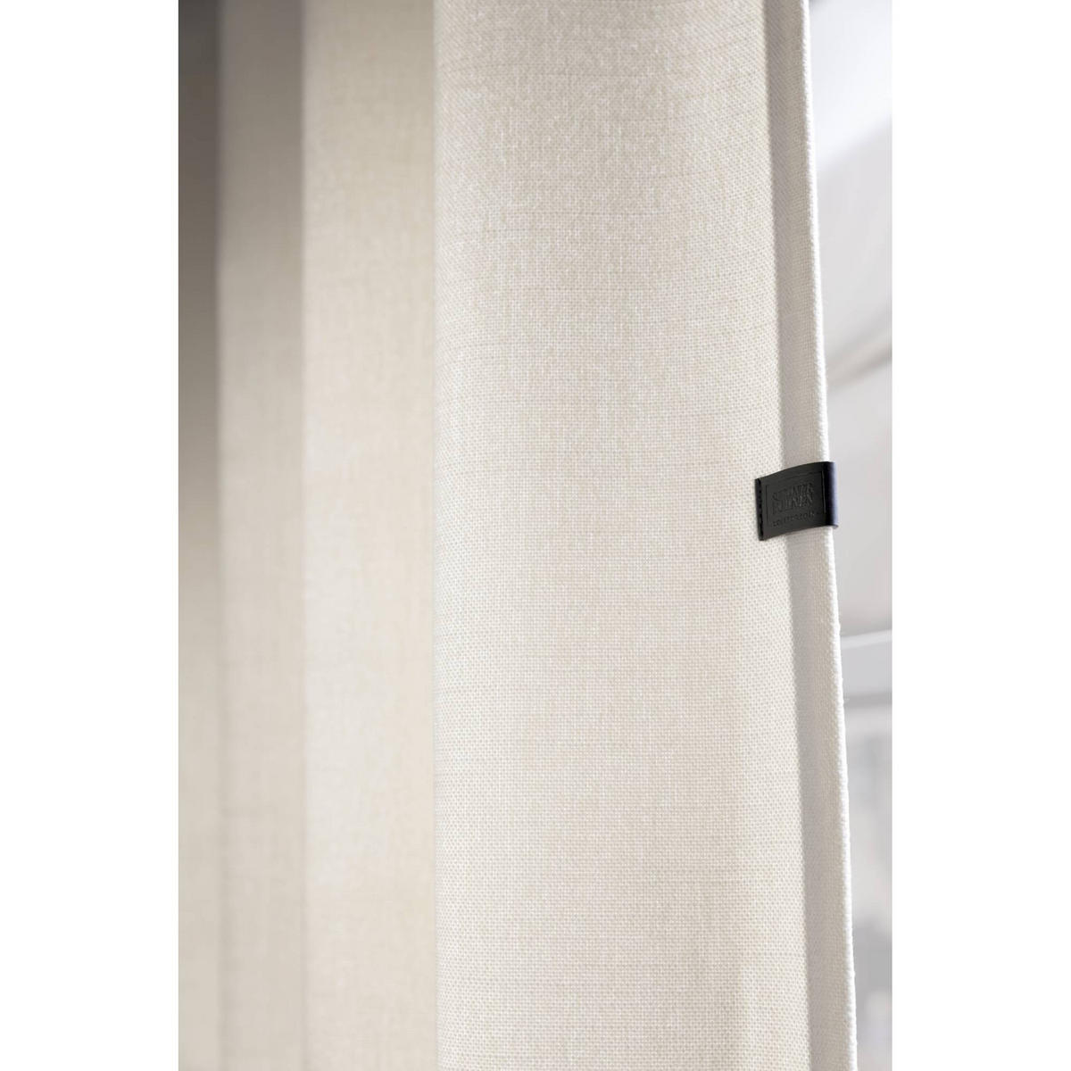 ÖSENVORHANG COAST - Grau, Textil (140/1/250cm) - Schöner Wohnen