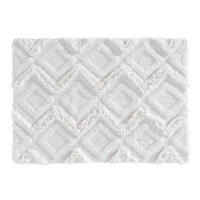 BADEMATTE Ikatis 50/80 cm - Weiß, Naturmaterialien (80/50cm) - Douceur d´intérieur