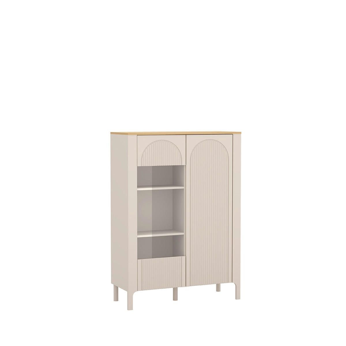 Bettso Vitrine Kaschmir 103x145x41 cm