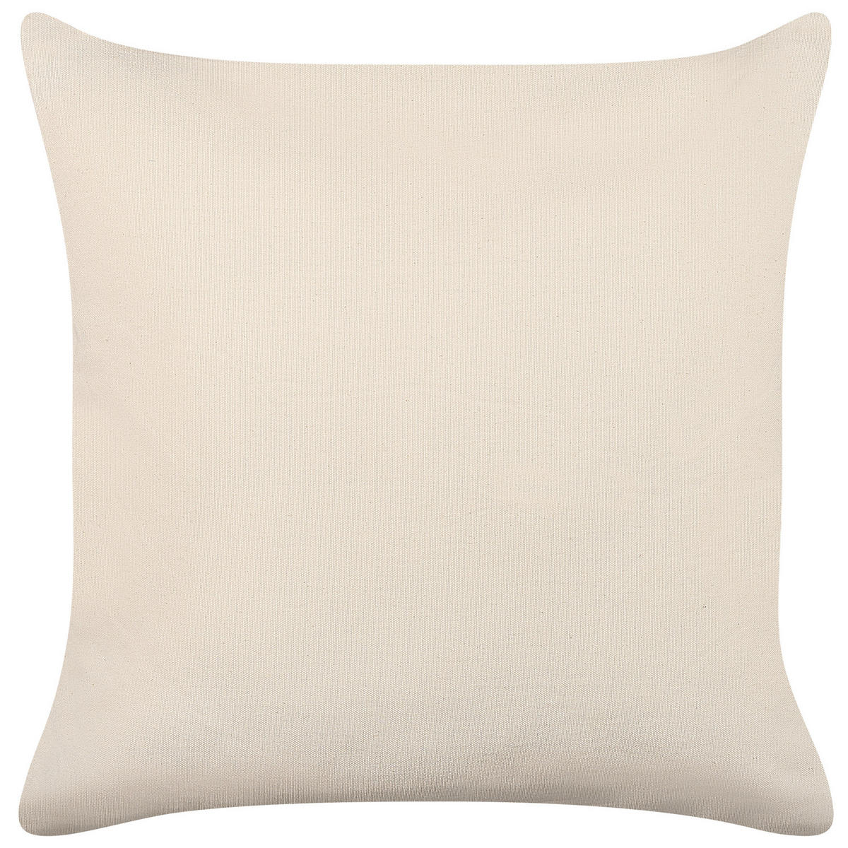 DEKOKISSEN 2er-Set Creme 45/45 cm Pellaea - Creme, Naturmaterialen/Textil (45/45cm) - Beliani
