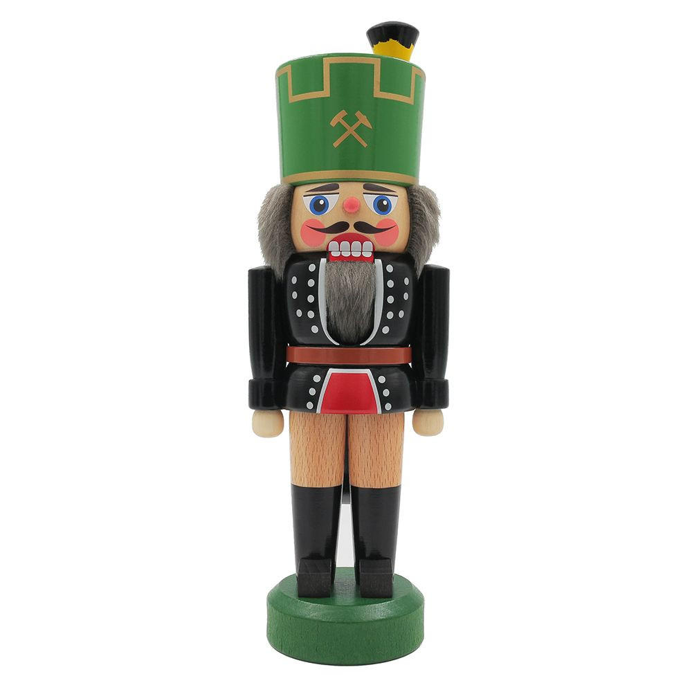 NUSSKNACKER 22 cm Grüner Bergmann - Multicolor, Metall (0.1/22/0.1cm)