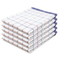 GESCHIRRTÜCHER, 5er-Set, 50x70 cm, 100% Baumwolle, farblich sortiert - Blau, Textil (50/70cm) - Zollner
