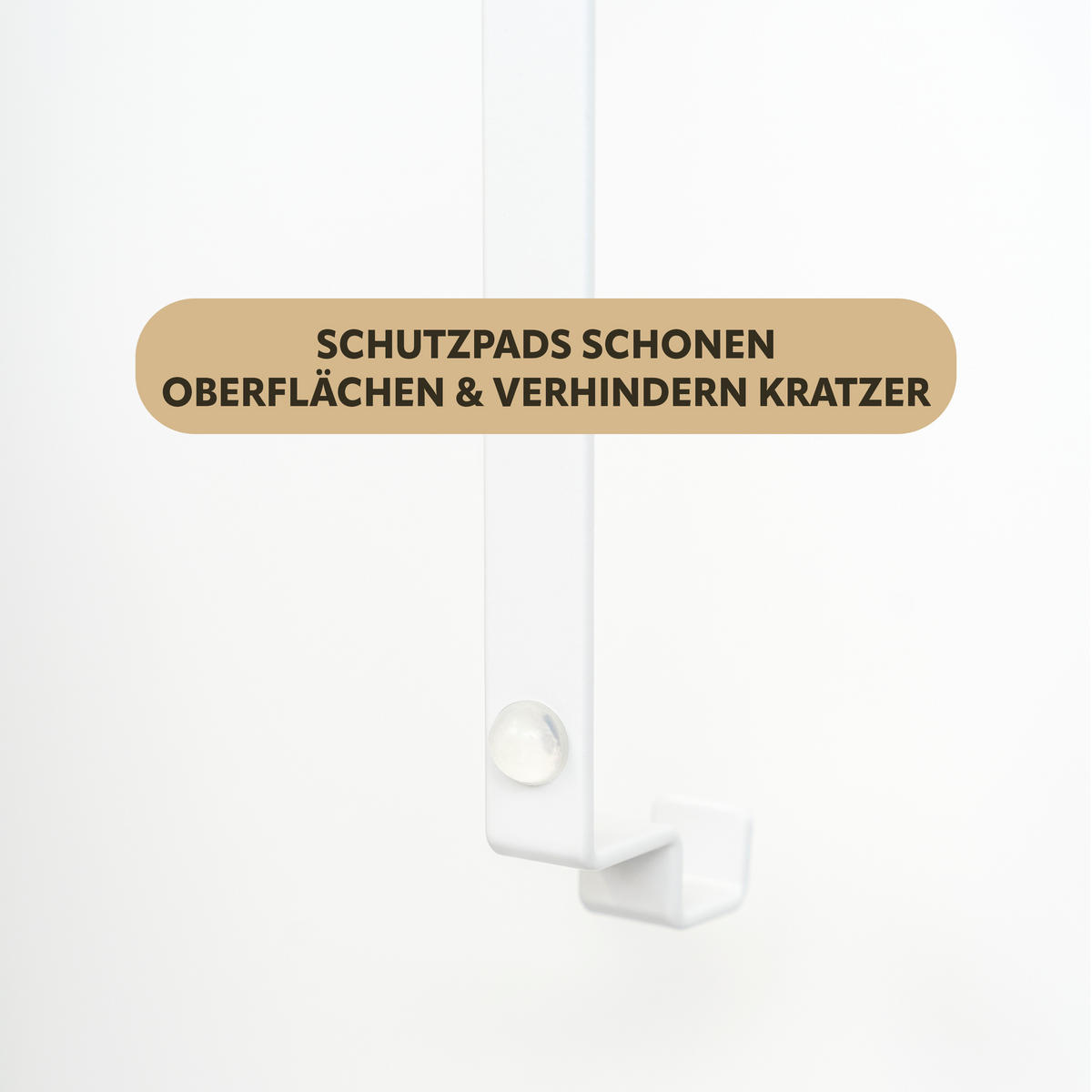 TÜR-HÄNGEREGAL, weiß - Weiß, Holz (65/86/17cm) - eluno