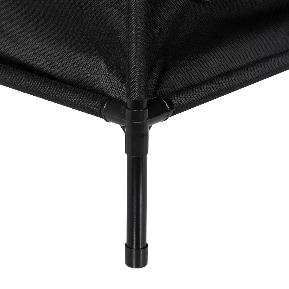 CAMPINGSCHRANK - Grau, Holzwerkstoff/Textil (47.5/87/47.5cm) - Relaxdays