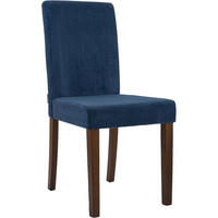 ESSZIMMERSTUHL Cord Blau - Blau, Holz/Textil (41/91/47cm) - CLP
