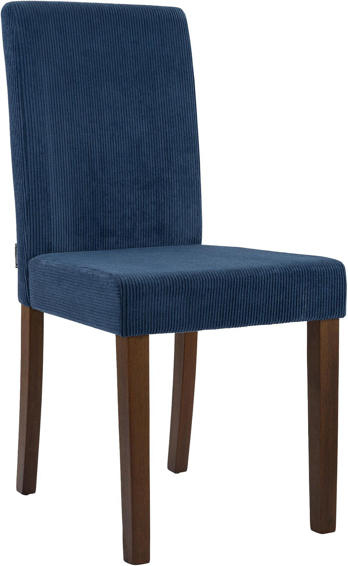 ESSZIMMERSTUHL Cord Blau - Blau, Holz/Textil (41/91/47cm) - CLP