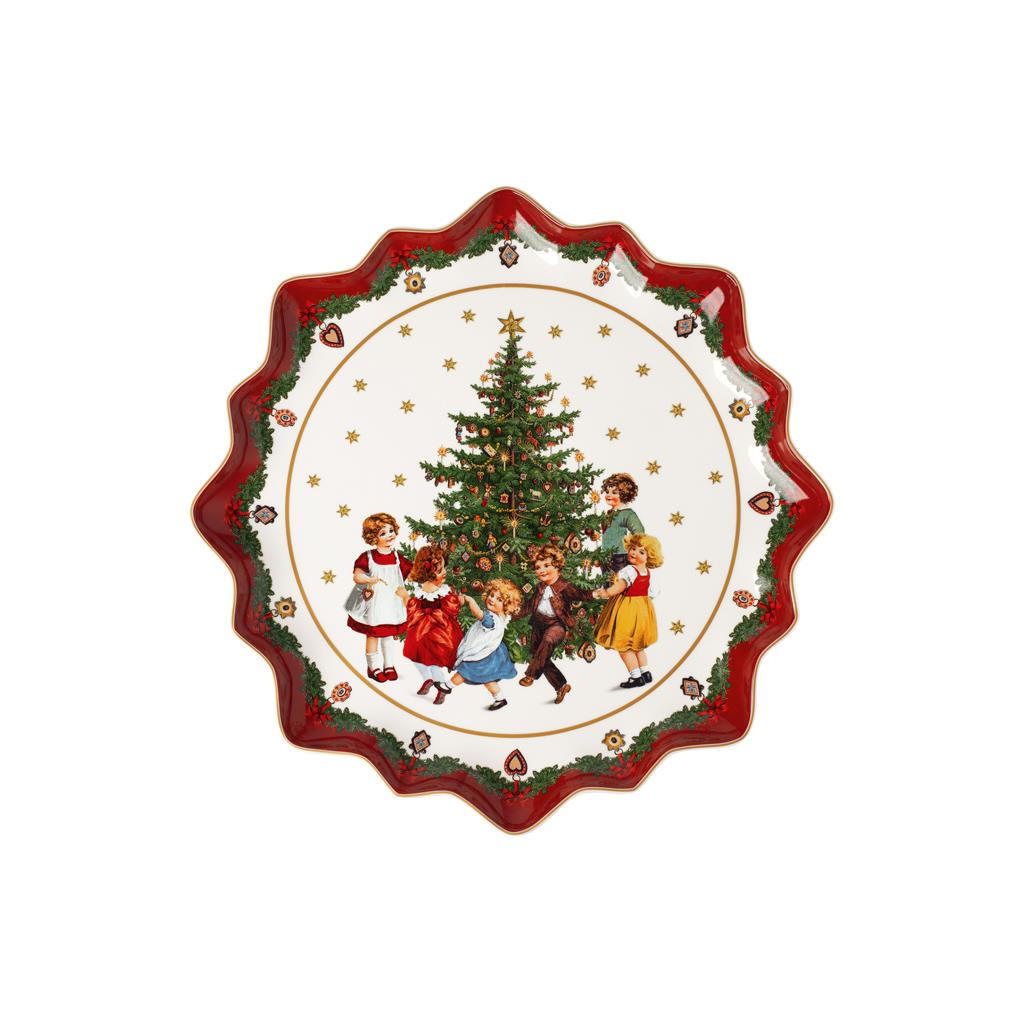 GEBÄCKTELLER "KINDER TANZEN" Toy's Fantasy bunt ø 39,2 cm - Multicolor, Keramik (39.2/3.2/39.2cm) - Villeroy & Boch