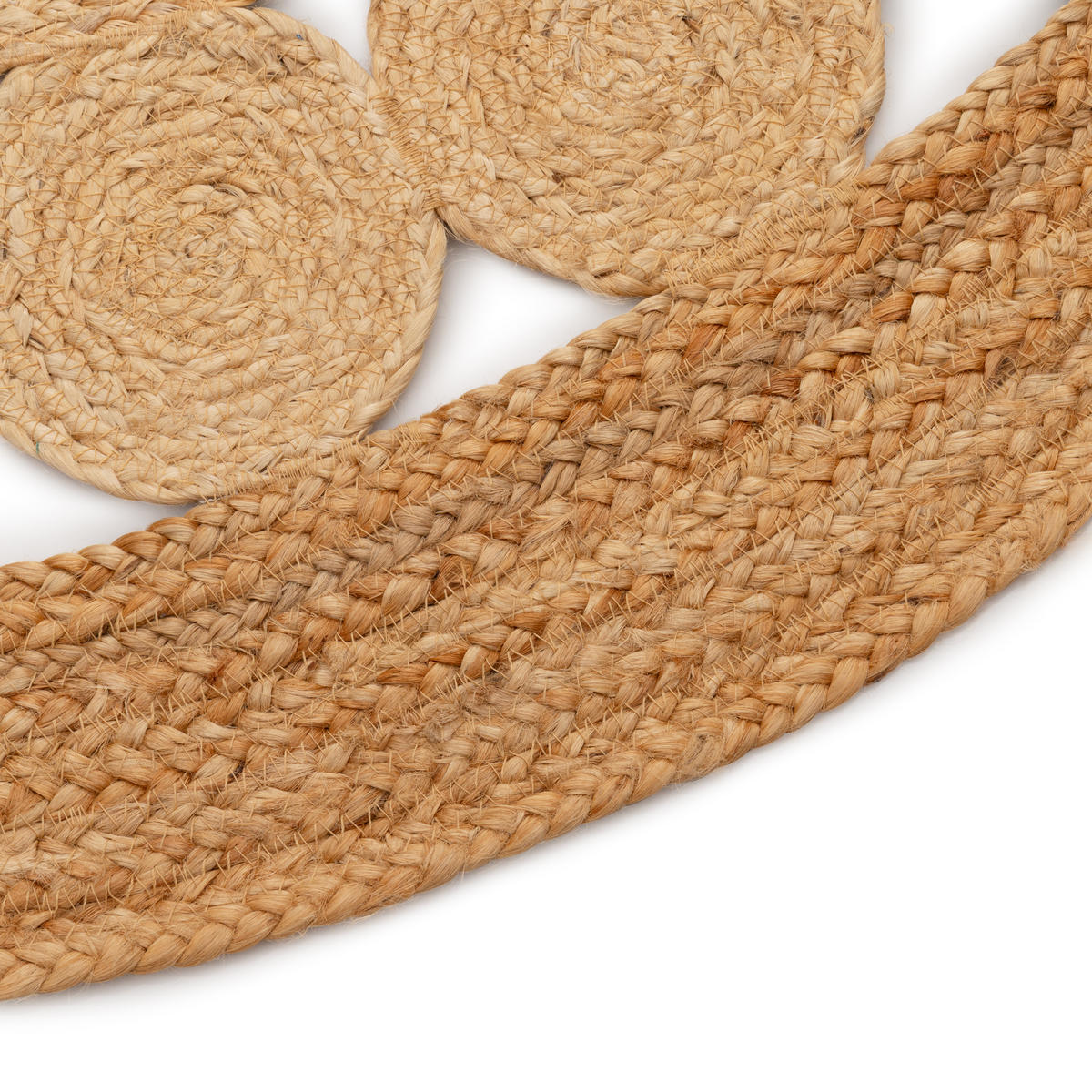 TEPPICH JUTE Rund Braun Beige 120/120 cm - Naturfarben, Textil (120/120cm) - Tapiso