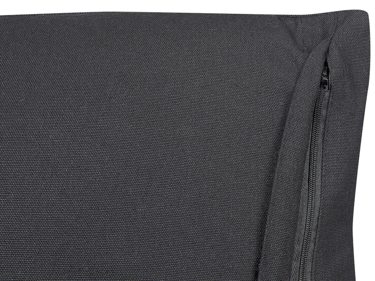 DEKOKISSEN 2er-Set Cremeweiß 45/45 cm Benzoin - Ecru, Naturmaterialien/Textil (45/45cm) - Beliani
