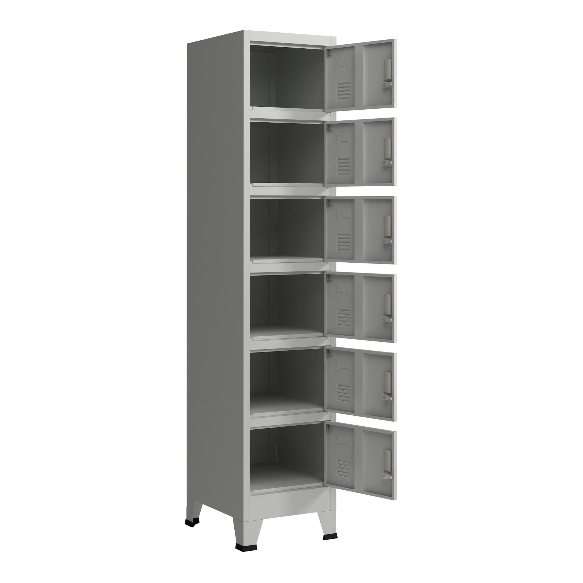 SPIND Joroinen - Grau, Metall (38/180/45cm) - [en.casa]