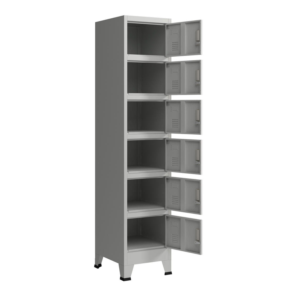 SPIND Joroinen - Grau, Metall (38/180/45cm) - [en.casa]