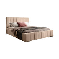 POSTERBETT Doppelbett Belten Beige 140x200 cm - Beige, Textil (140/200cm) - Meblito