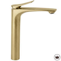 WASCHBECKENARMATUR Premium Rea Vision Brush Gold High - Goldfarben, Metall (5/26.5/15cm) - REA