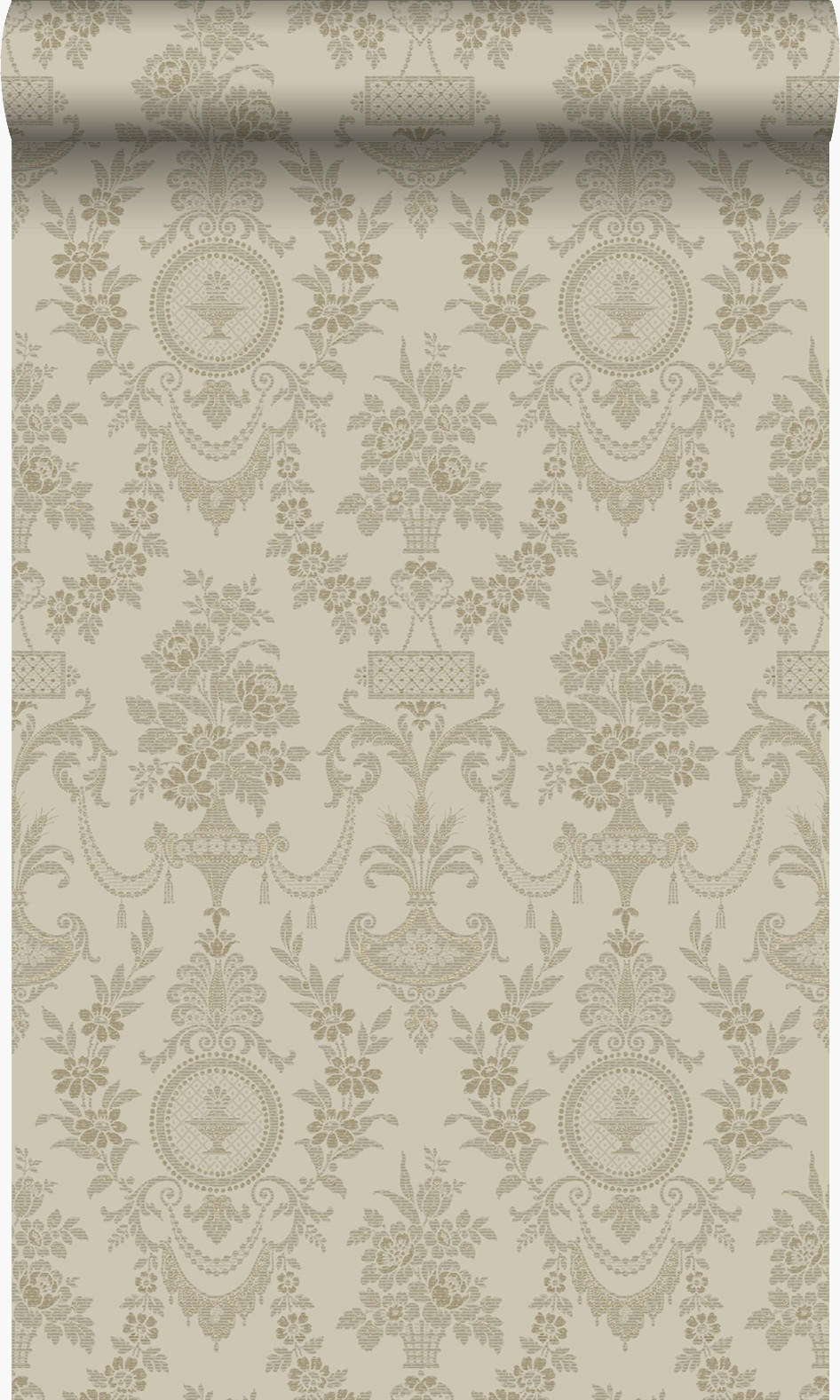 TAPETE Ornamente 53 cm x 10.05 m - Braun, Papier (53/1000cm) - Origin Wallcoverings