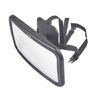 KINDERAUTOSITZZUBEHÖR Babyspiegel 104556 Dreh- und Kippfunktion, Kopfstütze, 5 x 30 cm, leicht zu reinigen - Schwarz, Kunststoff (19/3/30cm) - Cangaroo