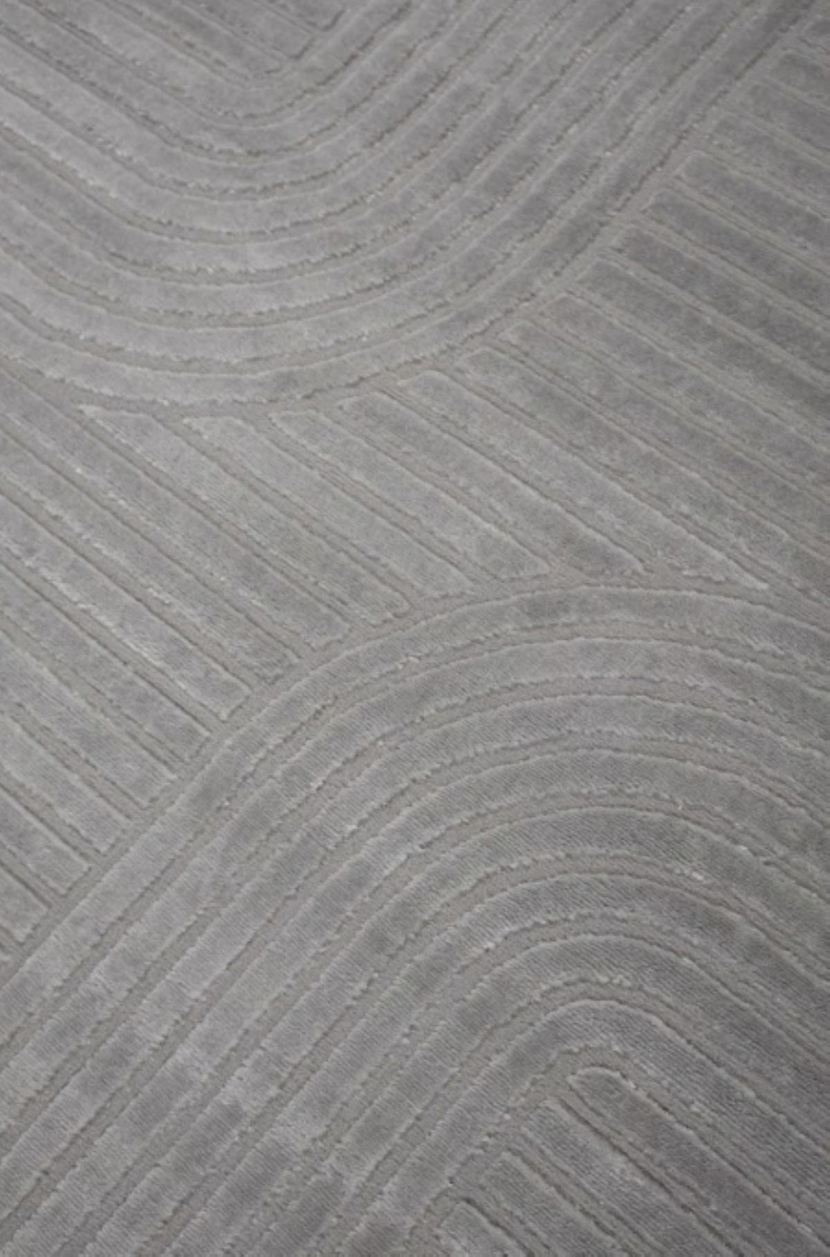 TEPPICH modern Flachgewebe CHIKA Grau 120 x 170 cm - Grau, Textil (120/170cm) - Novatrend