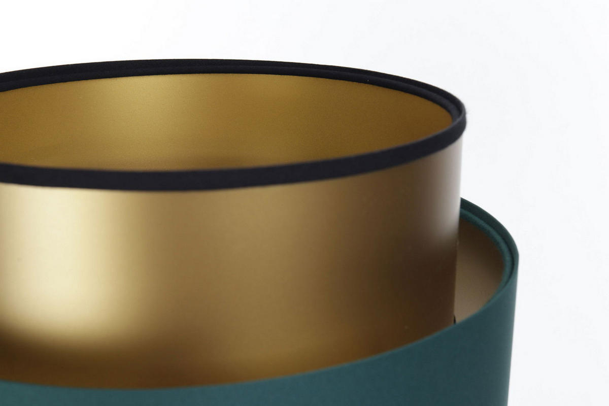 TISCHLAMPE Grün 30/45 cm - Goldfarben, Kunststoff (30/0.7/45cm) - ONZENO