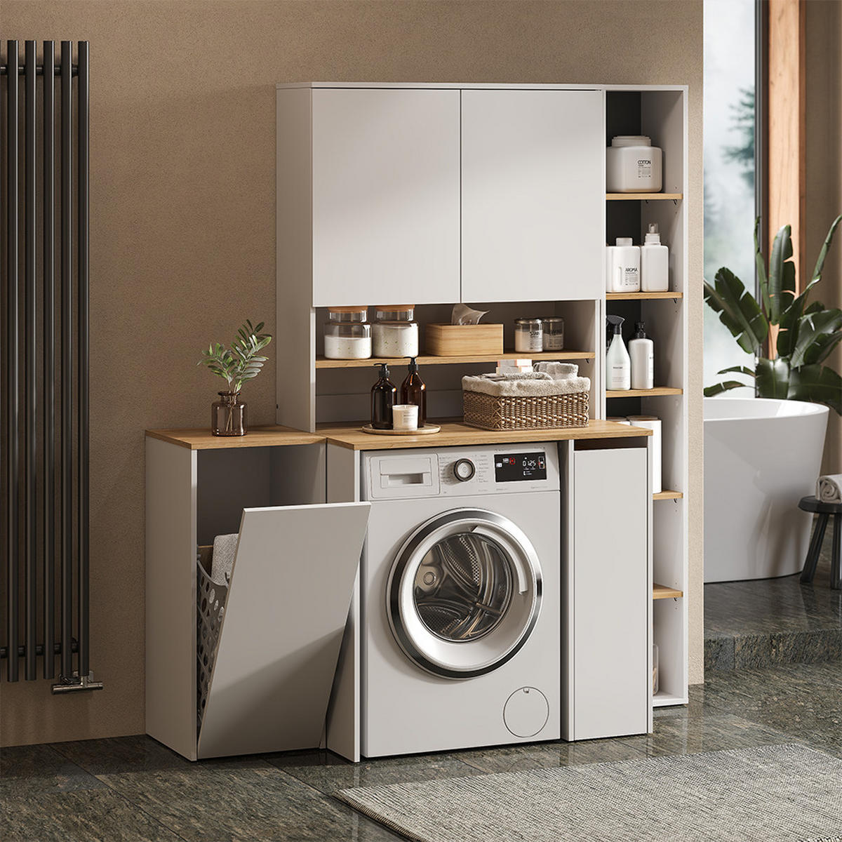 Weiß, Holzwerkstoff (93.6/88.2/60.3cm) - Vicco