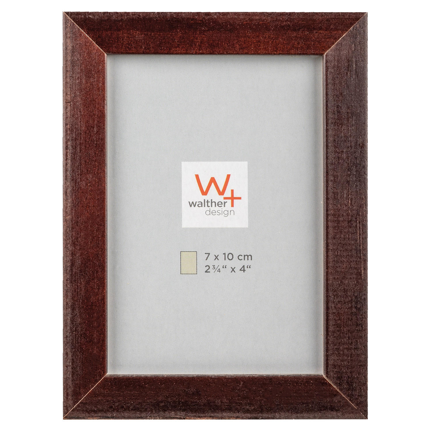 BILDERRAHMEN Peppers Holzrahmen 7x10 Nussbaum - Nussbaumfarben, Holzwerkstoff (9.5/12/1.5cm) - walther design
