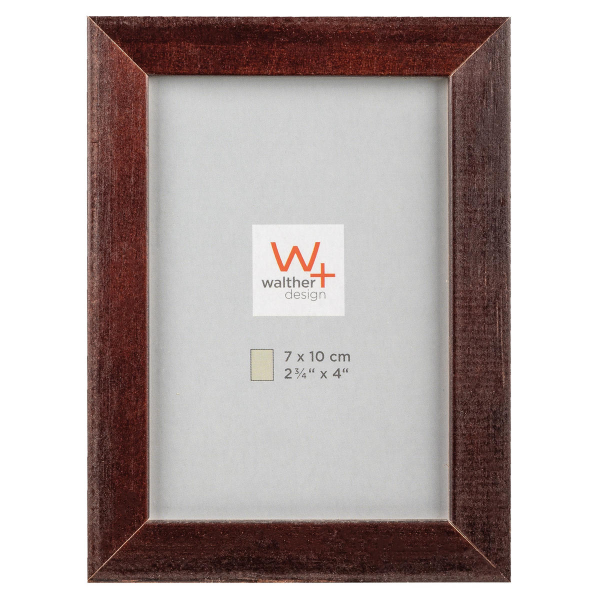 BILDERRAHMEN Peppers Holzrahmen 7x10 Nussbaum - Nussbaumfarben, Holzwerkstoff (9.5/12/1.5cm) - walther design