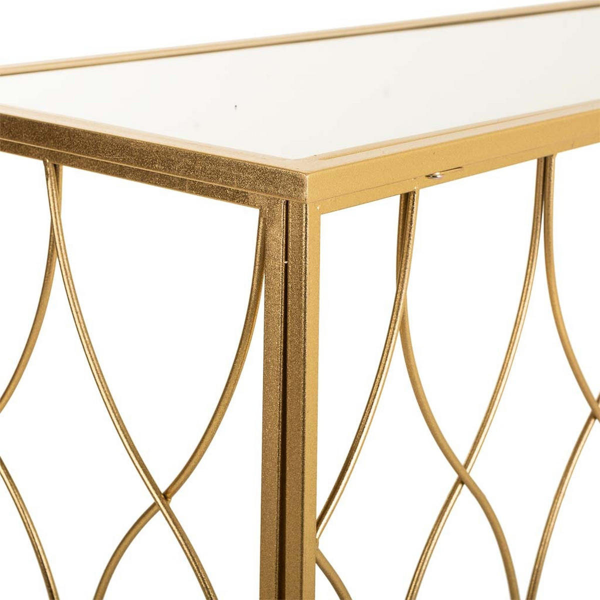 KONSOLE 120x40x80 cm - Goldfarben, Metall (40/120/80cm) - Wanderlust