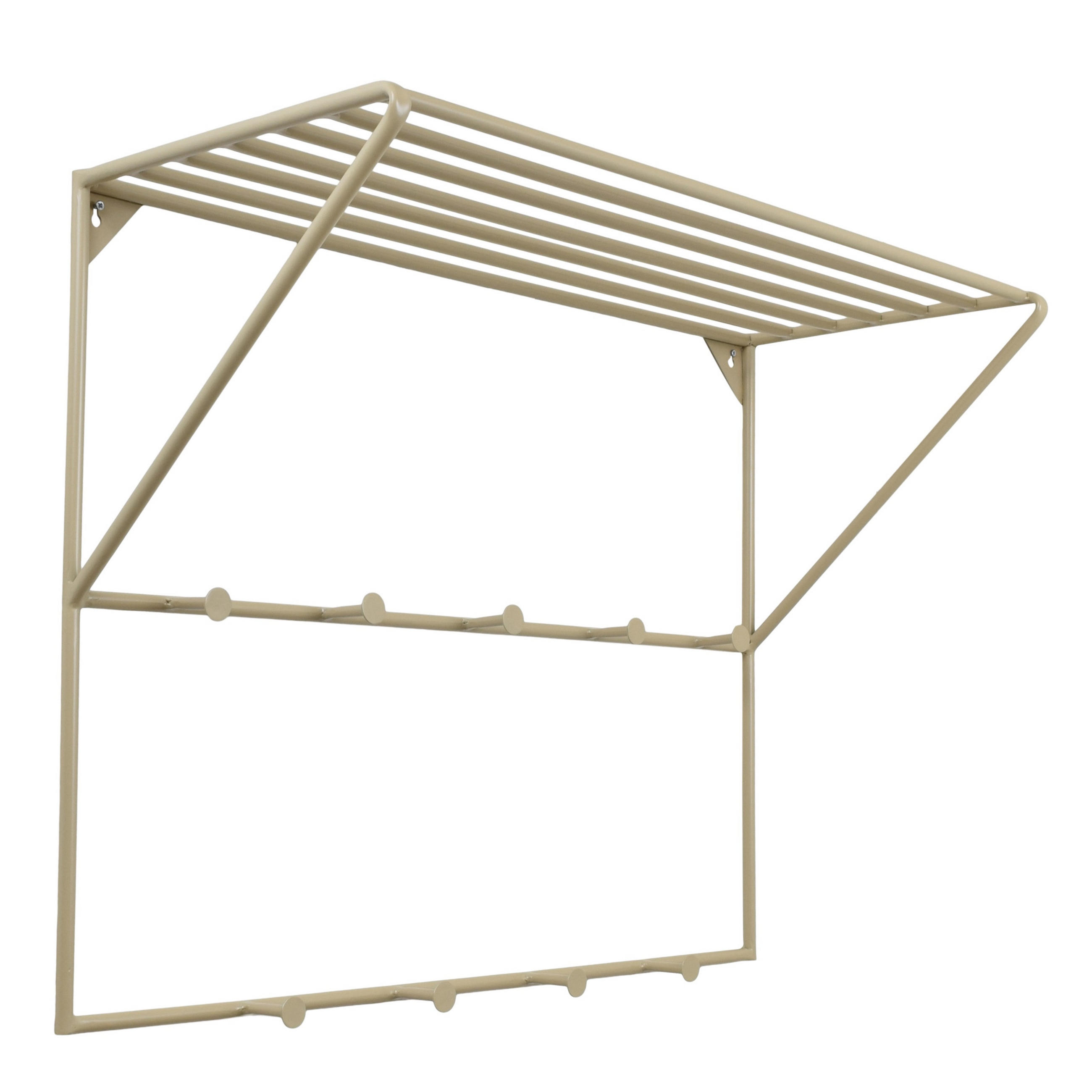 KLEIDERABLAGE Jasmin Schwarz - Schwarz, Metall (80/60/32cm) - LOFT42