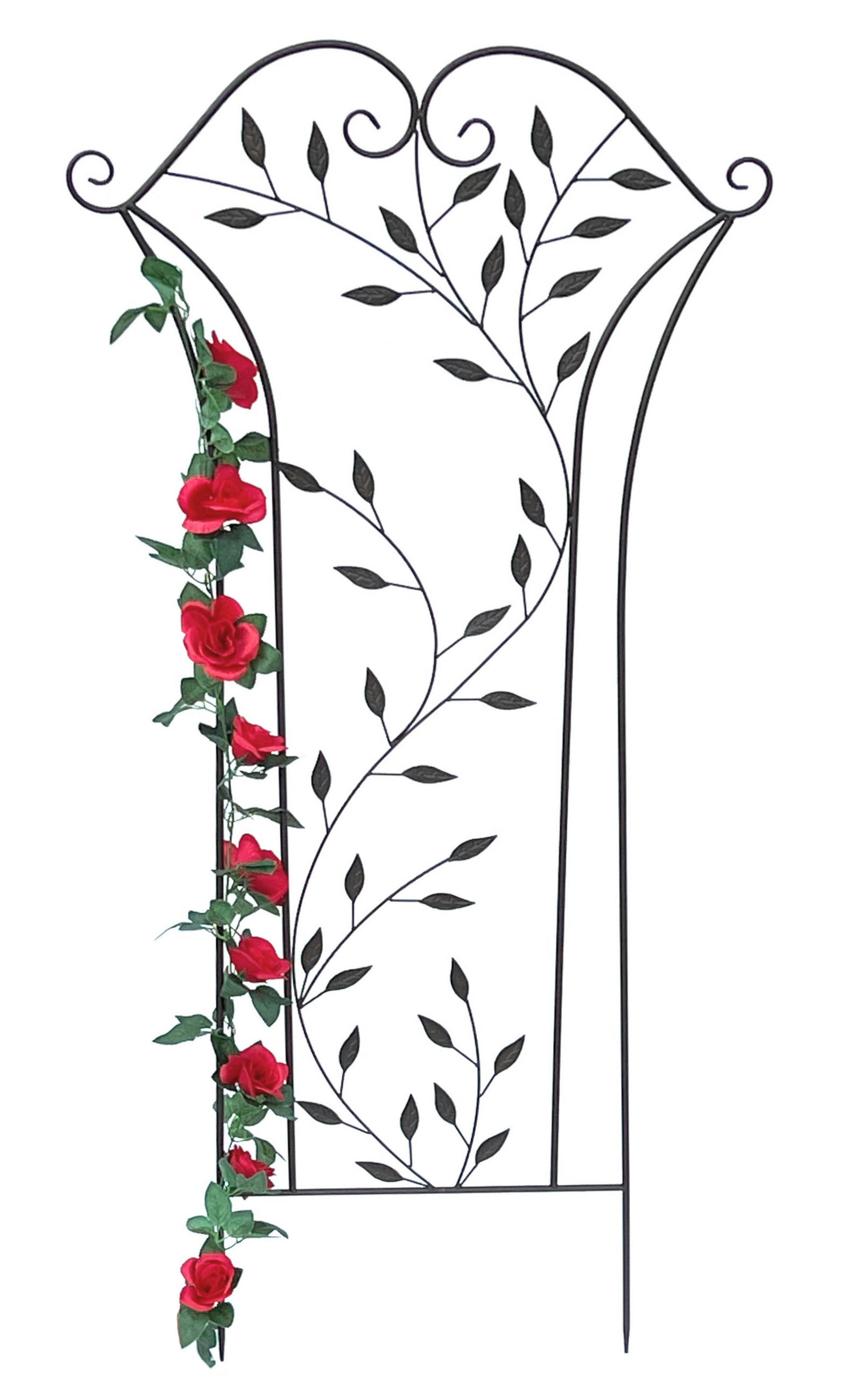 RANKHILFE Garten Metall Braun 135 cm 100974 - Braun, Metall (60/135/1cm) - DanDiBo