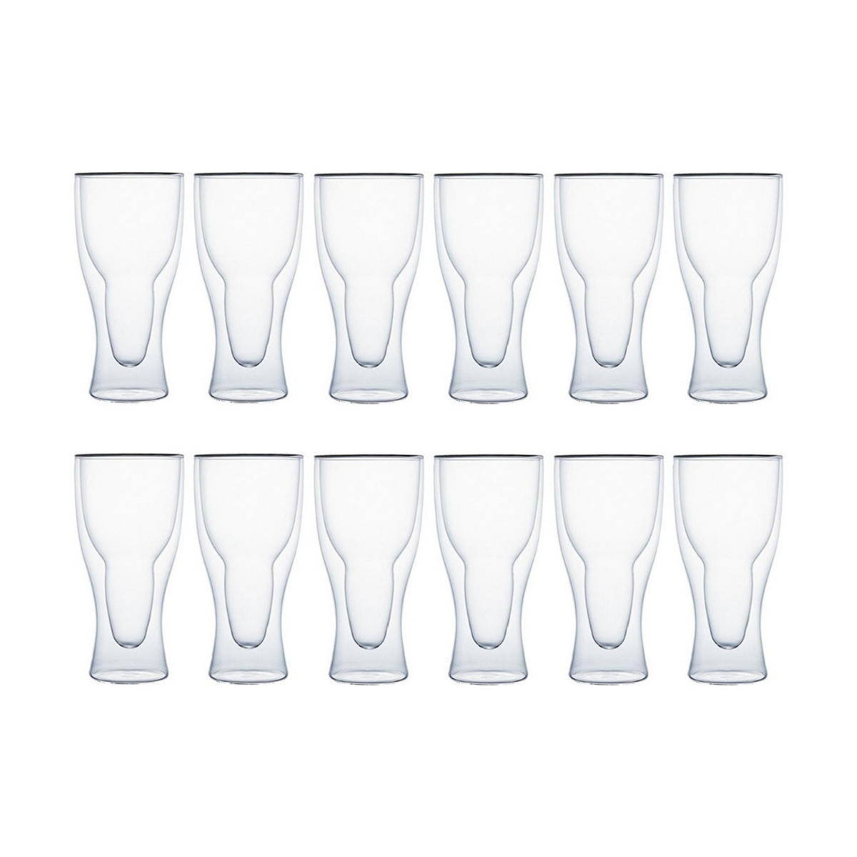 GLÄSER-SET Klasique Transparens 12er-Set - Transparent, Glas