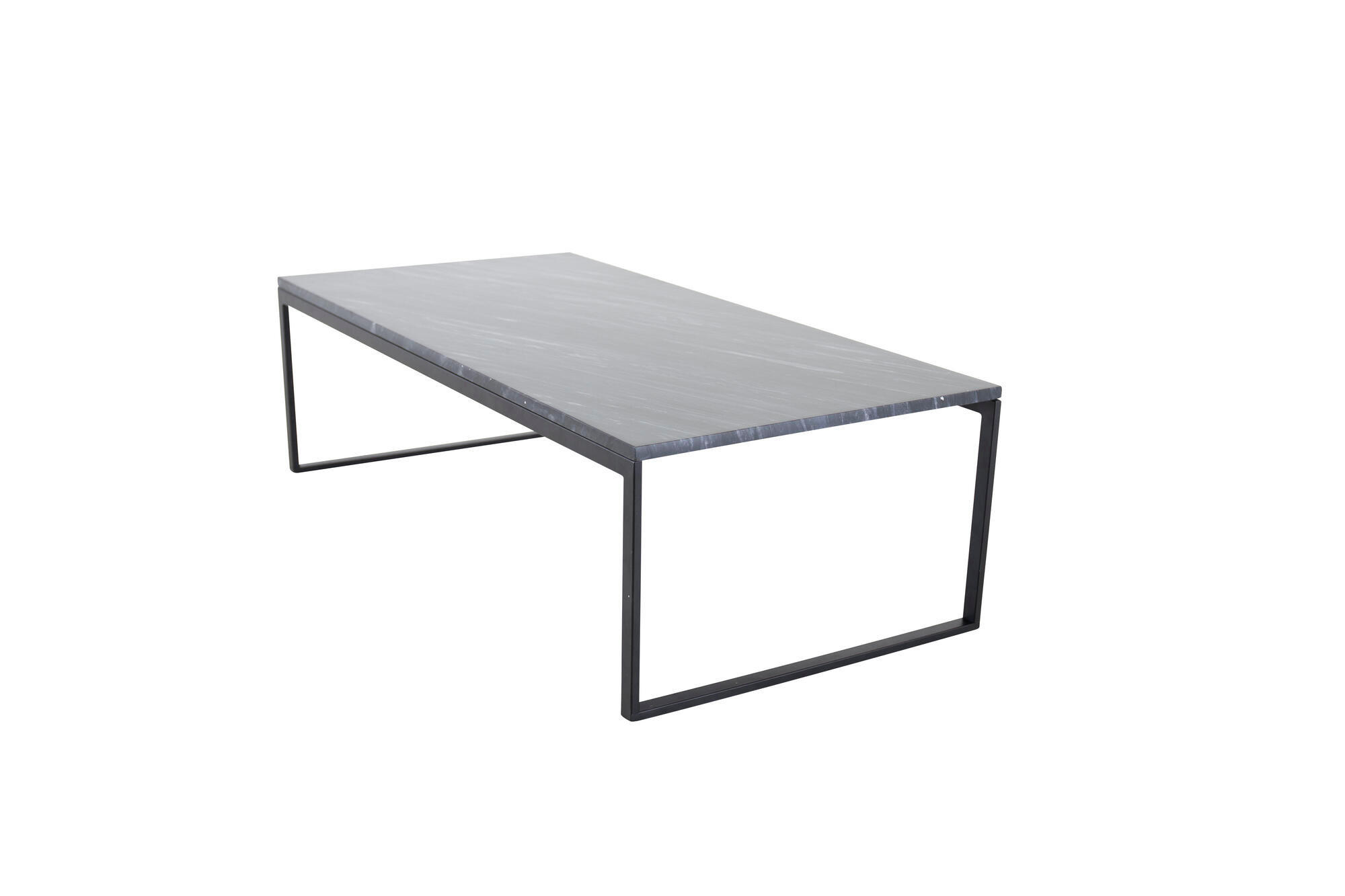 COUCHTISCH ESTELLE Schwarz 60x120x36 cm - Schwarz, Metall (120/60/36cm) - FURNLUX