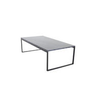 COUCHTISCH ESTELLE Schwarz 60x120x36 cm - Schwarz, Metall (120/60/36cm) - FURNLUX