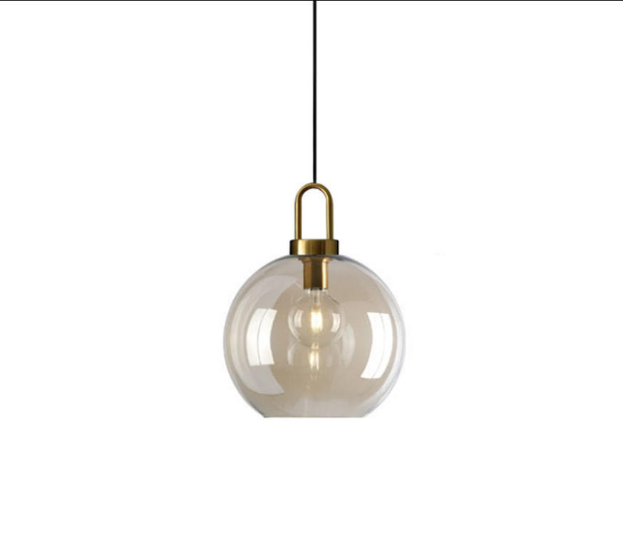 PENDELLEUCHTEN,GLAS, 220 V, E27, 30 cm Durchmesser - Transparent, Glas (30/30/30cm) - Authentics