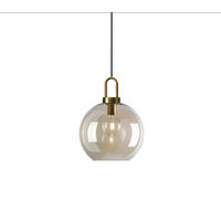 PENDELLEUCHTEN,GLAS, 220 V, E27, 30 cm Durchmesser - Transparent, Glas (30/30/30cm) - Authentics