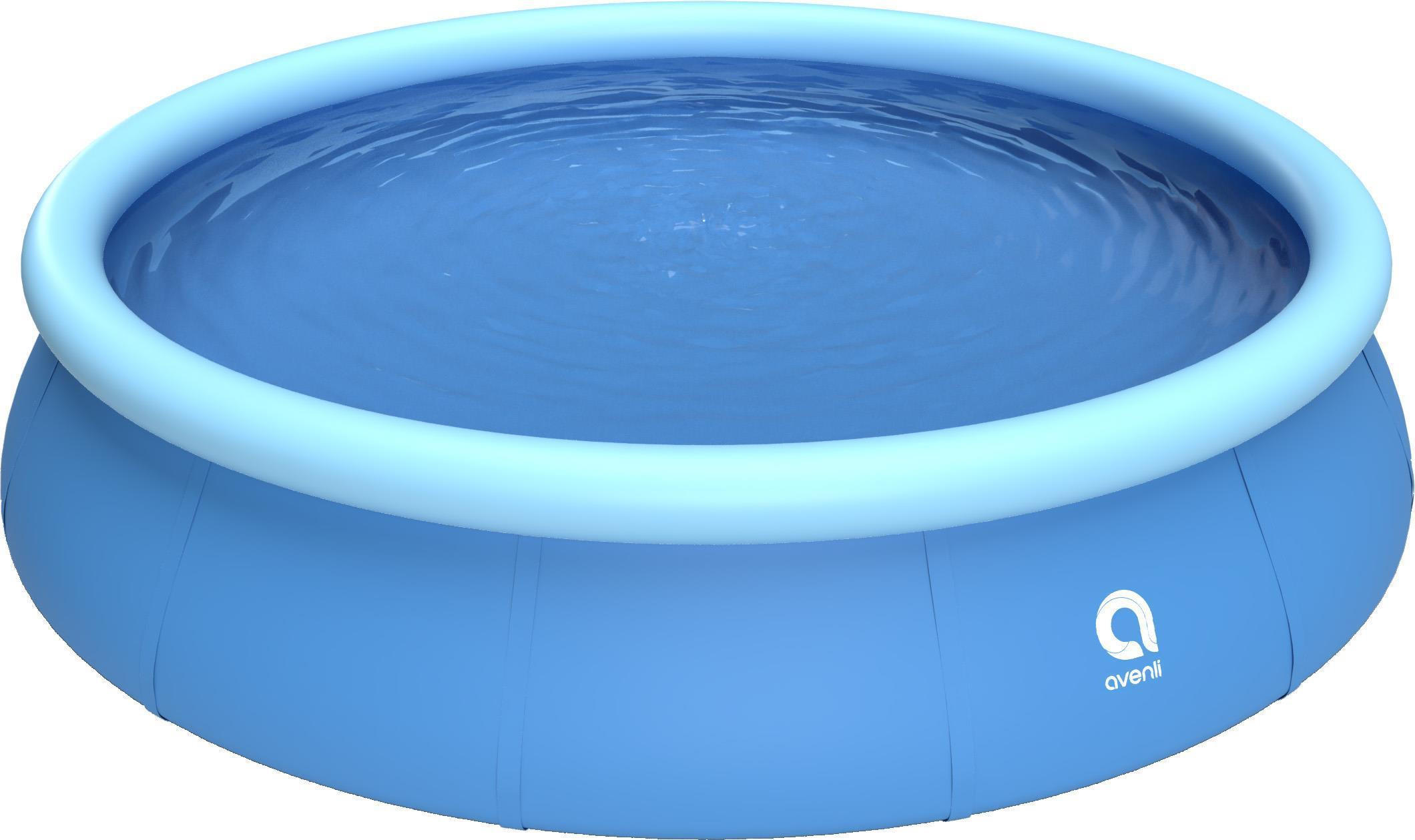 POOL Aufstellpool Ersatzpool Prompt Set rund 420 x 84 cm blau ohne Filterpumpe - Blau, Kunststoff (420/84/420cm) - Avenli