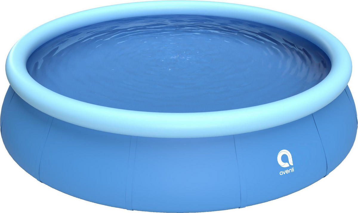 POOL Aufstellpool Ersatzpool Prompt Set rund 420 x 84 cm blau ohne Filterpumpe - Blau, Kunststoff (420/84/420cm) - Avenli