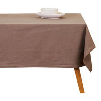 BAUMWOLLTISCHDECKE Campos - Braun, Textil (220/150/1cm) - home&you