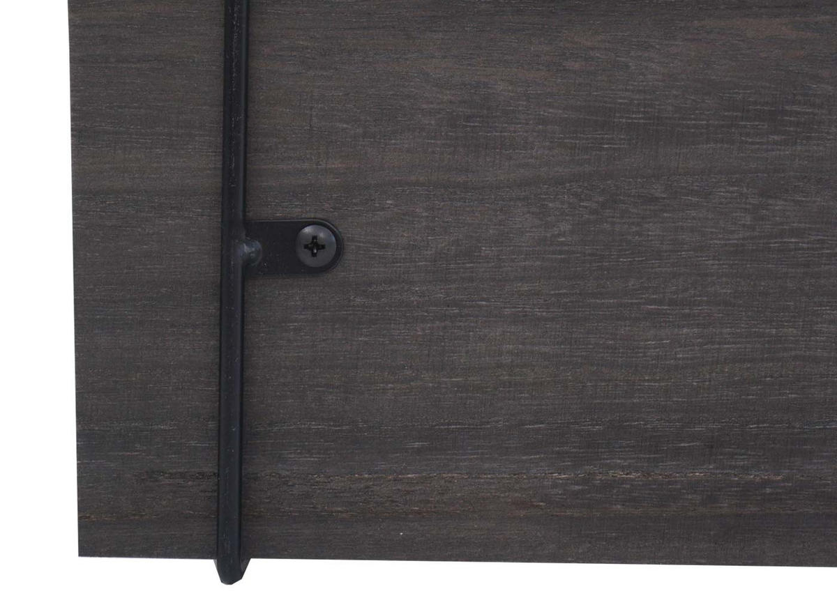 WANDREGAL Grau - Grau, Holz (40/40/13cm) - MCW