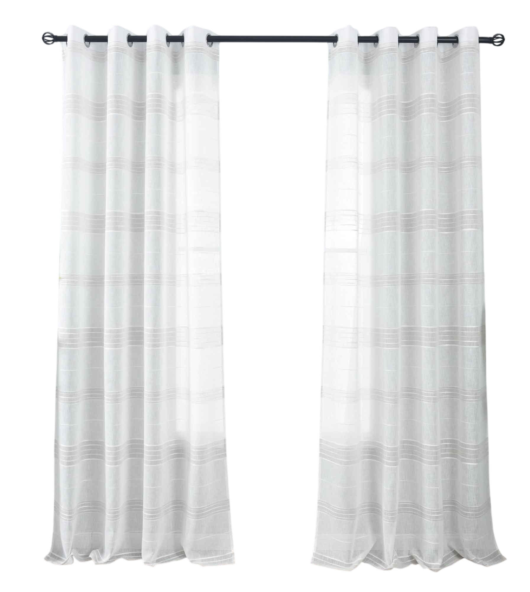 VORHANG 2ER SET »Frankfurt« HxB 245x140 cm Taupe - Taupe, Textil (140/245cm) - Gardinenbox