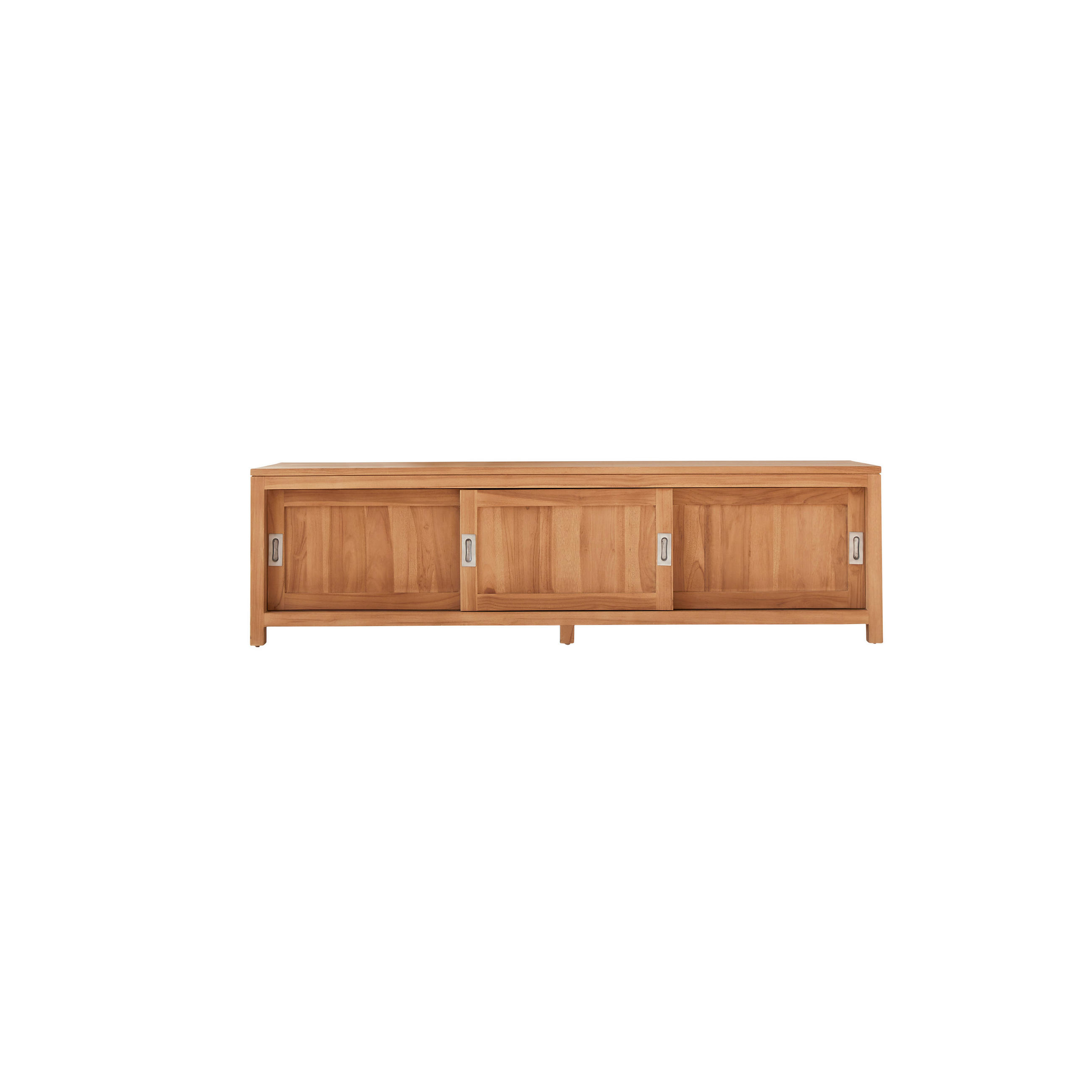 TV-SCHRANK Coffee Tek Natur aus Teak - Naturfarben, Holz (180/50/50cm) - Tikamoon
