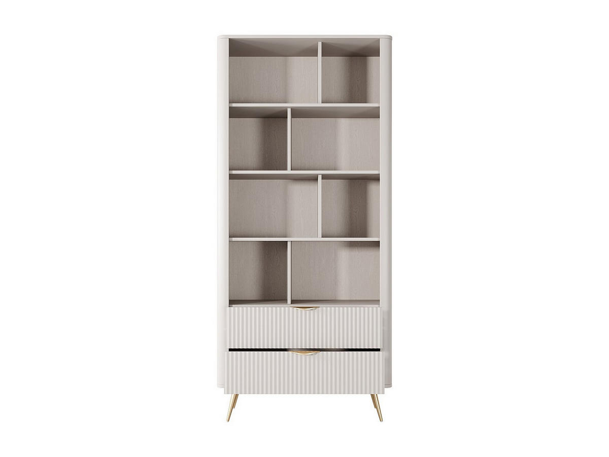 BÜCHERREGAL - 88.2 cm x 38 cm - holz - beige Elonaria - Beige, Holz (88.2/193.85/38cm) - Vente-Unique