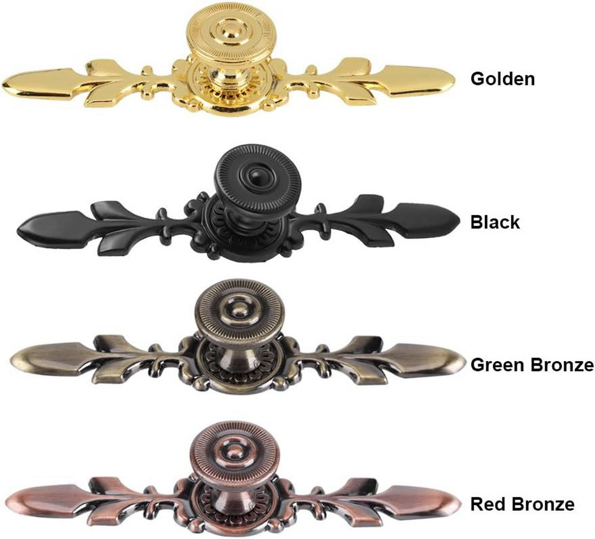MÖBELGRIFF Grün Bronze 10er-Set 96 mm - Orange, Metall (2.3/0.24/12cm)