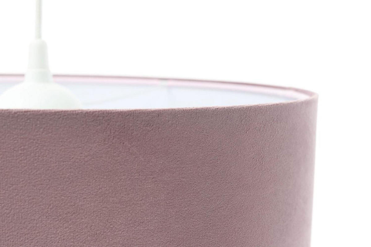 HÄNGELEUCHTE Rosa 50/25 cm - Pink/Weiß, Kunststoff (50/0.8/25cm) - ONZENO