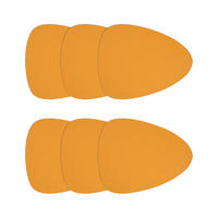 TISCHUNTERLAGE Femelo senf 38 cm 6er-Set - Orange, Textil (38/38cm) - Homla
